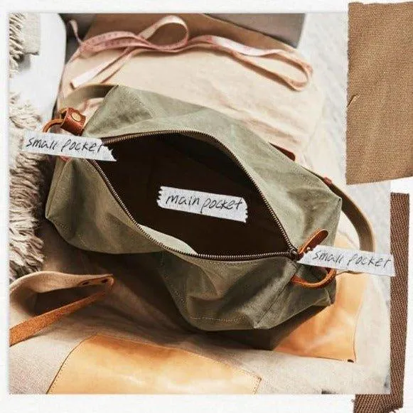 Canvas Crossbody Messenger Bag Men