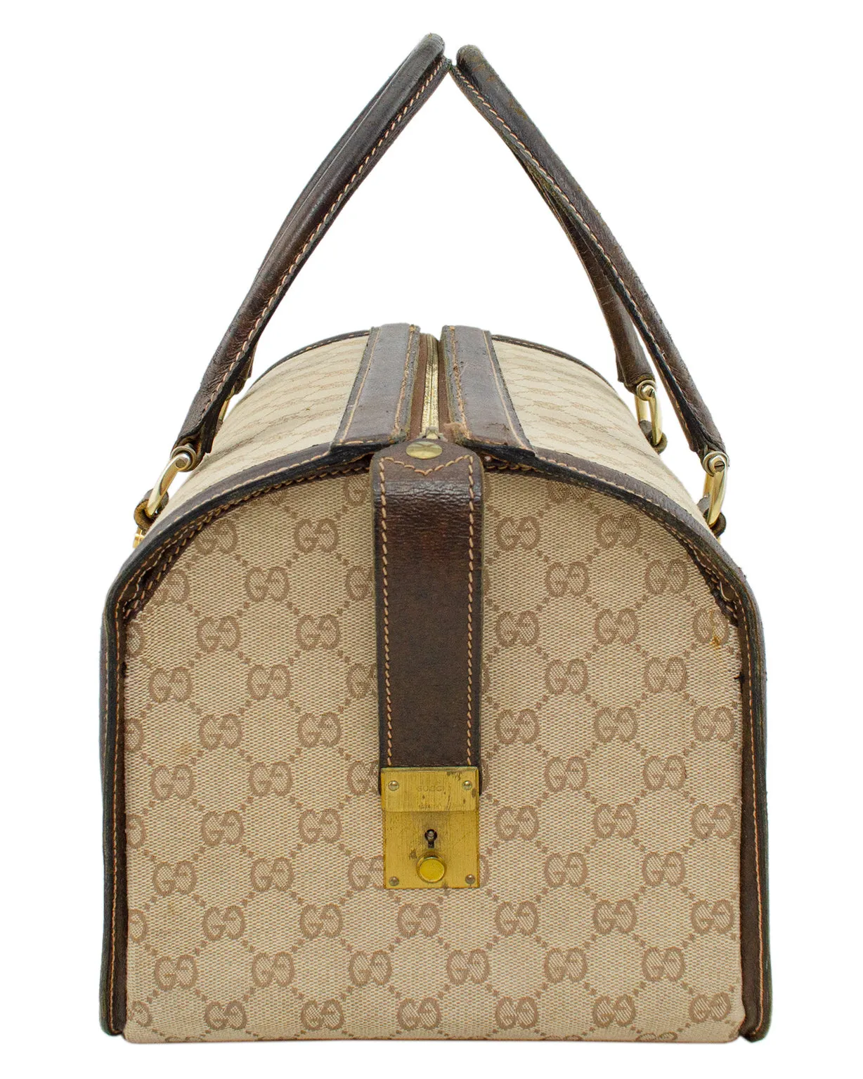 Canvas Monogram Hard Train Vanity Case