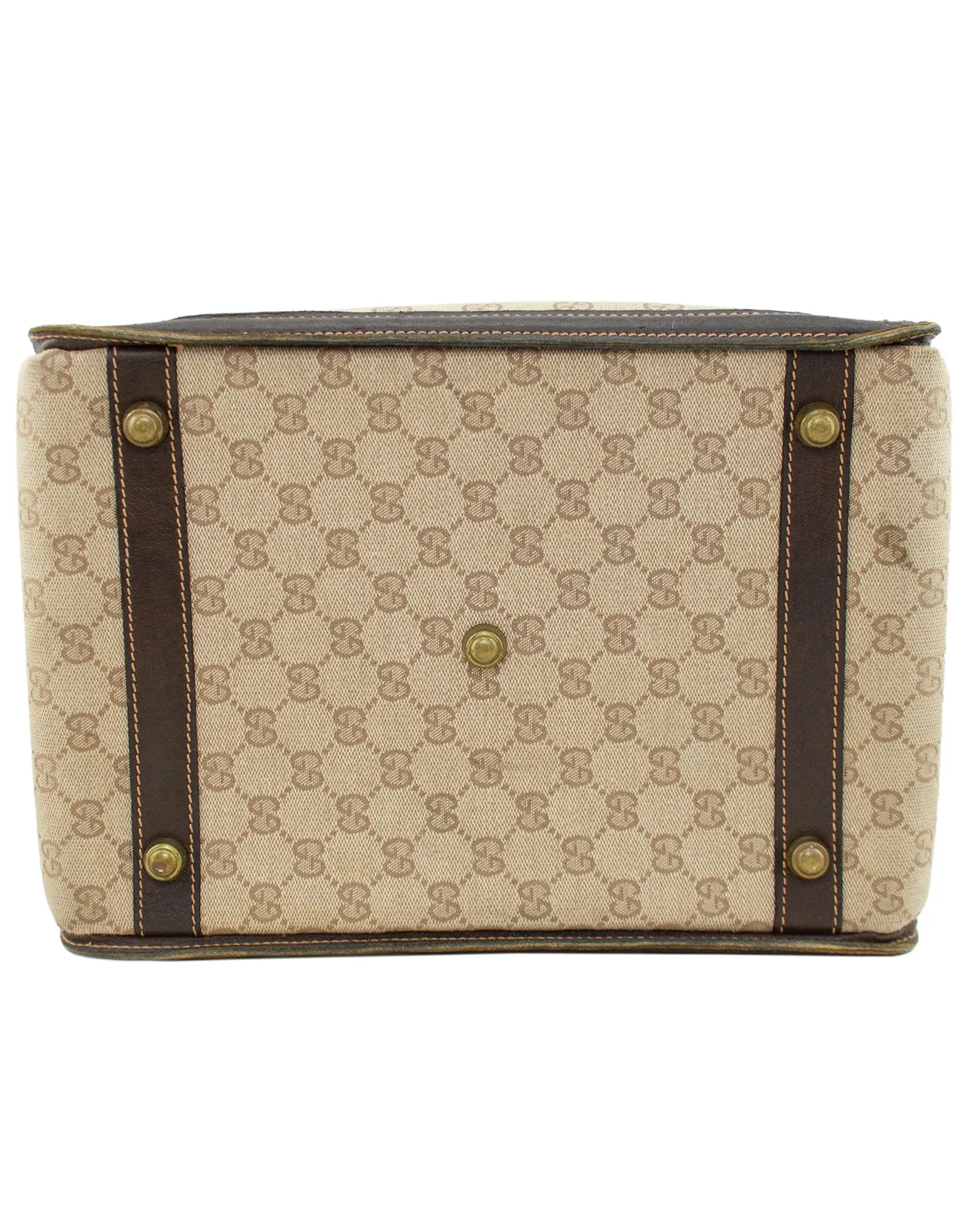 Canvas Monogram Hard Train Vanity Case