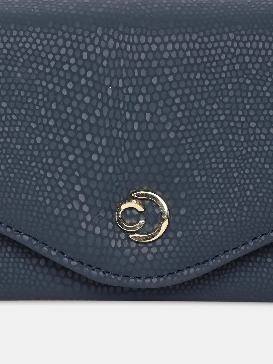 Caprese Ingrid Flapover Wallet Large Navy