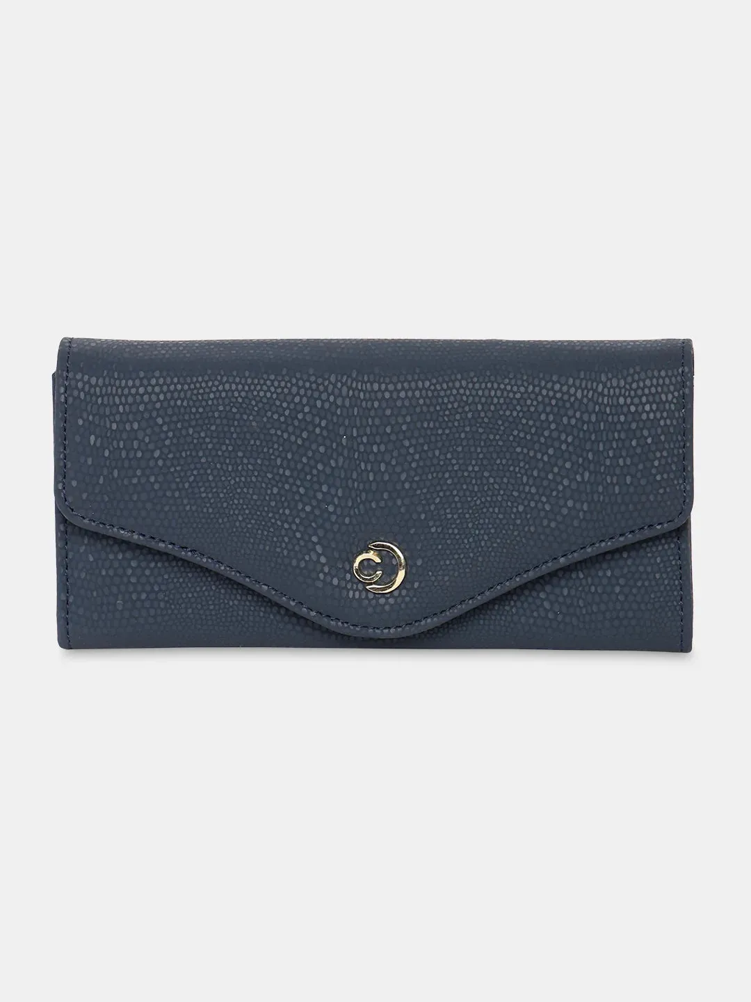 Caprese Ingrid Flapover Wallet Large Navy