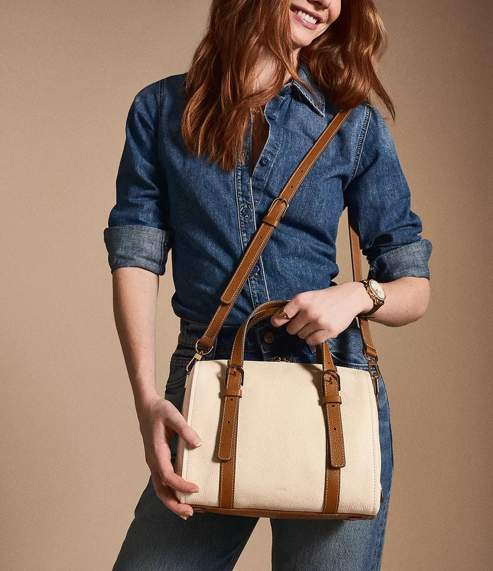 Carlie Leather Satchel