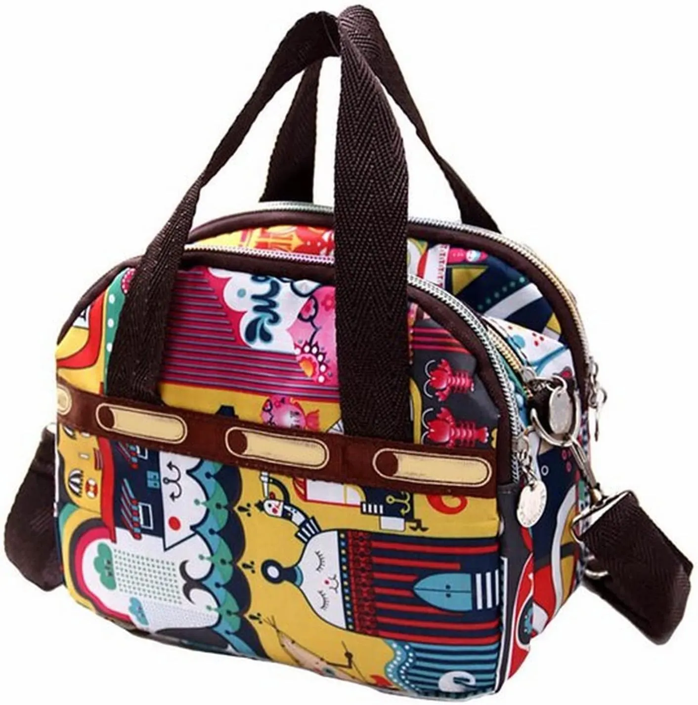 Carry On Backpack Women 2023 Summer New Printing Messenger Bag Fashion Shoulder Handbag
