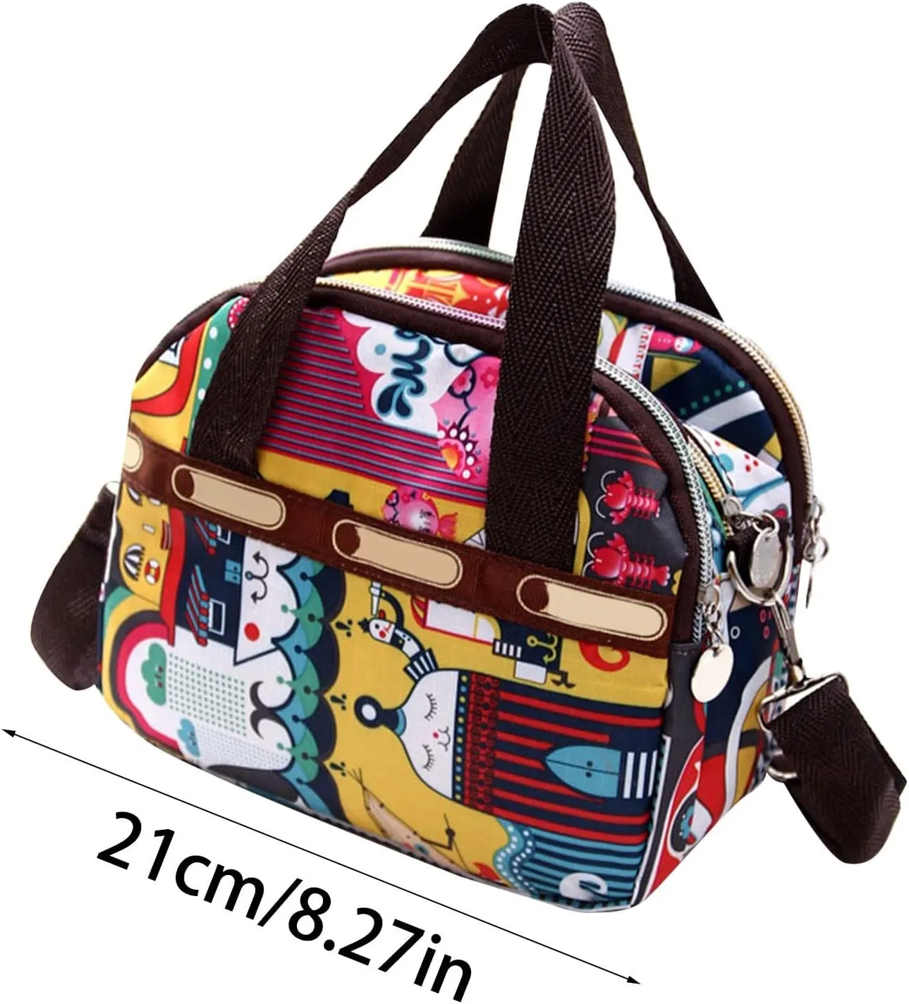 Carry On Backpack Women 2023 Summer New Printing Messenger Bag Fashion Shoulder Handbag