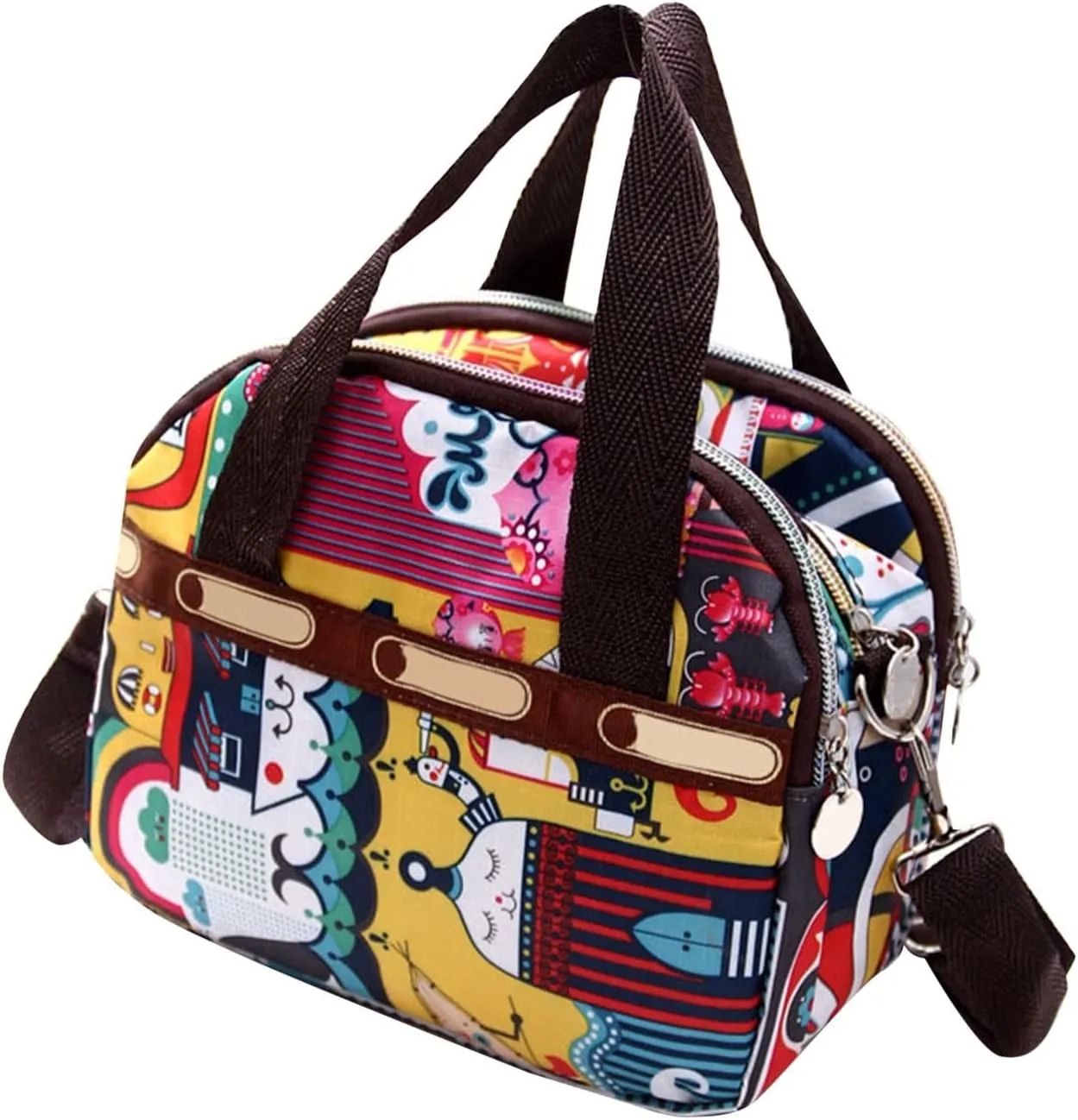 Carry On Backpack Women 2023 Summer New Printing Messenger Bag Fashion Shoulder Handbag