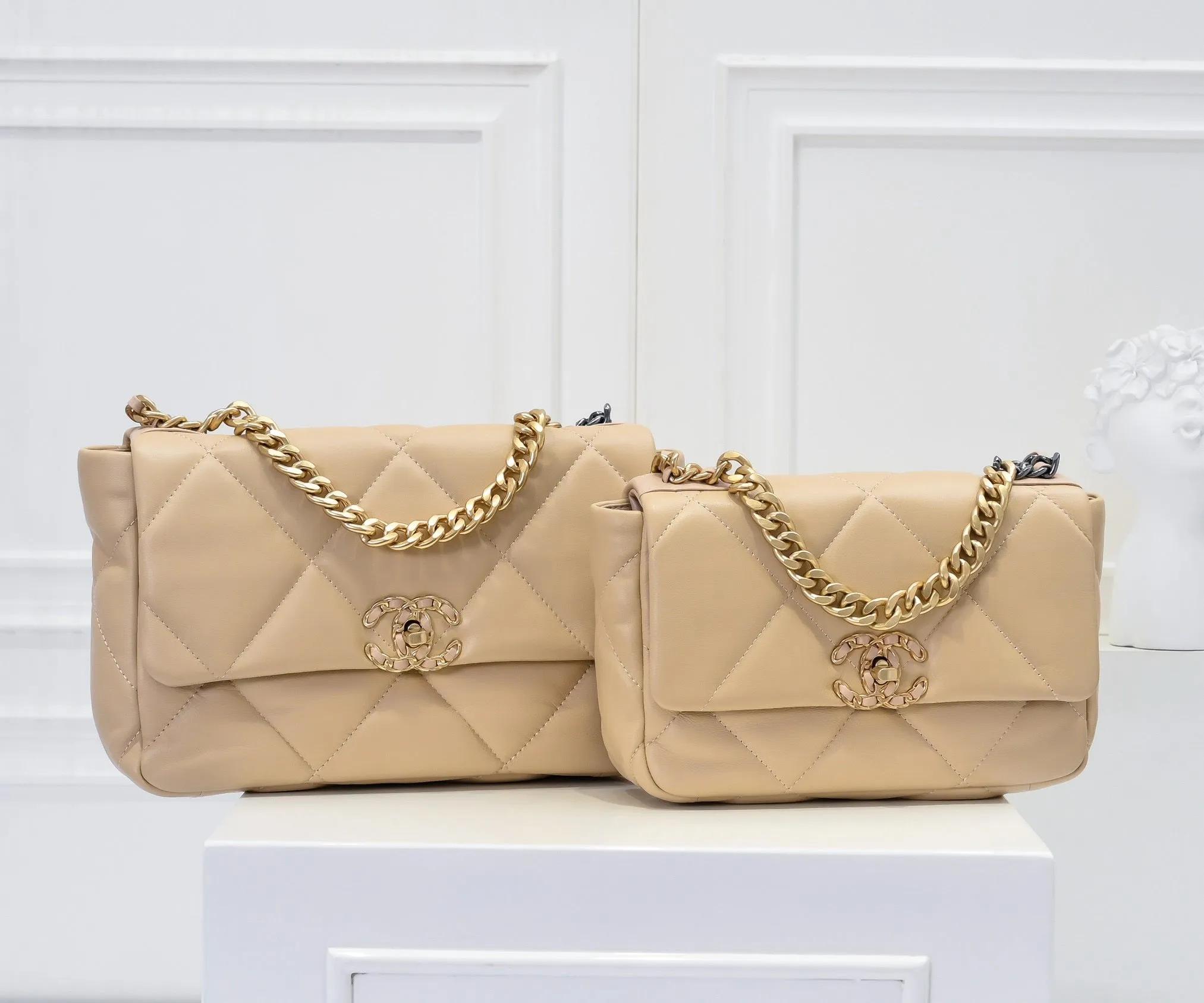 CC1070 CHANEL 19 Handbag / Small/Medium