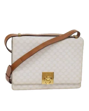 CELINE Cabas Shoulder Bag in White