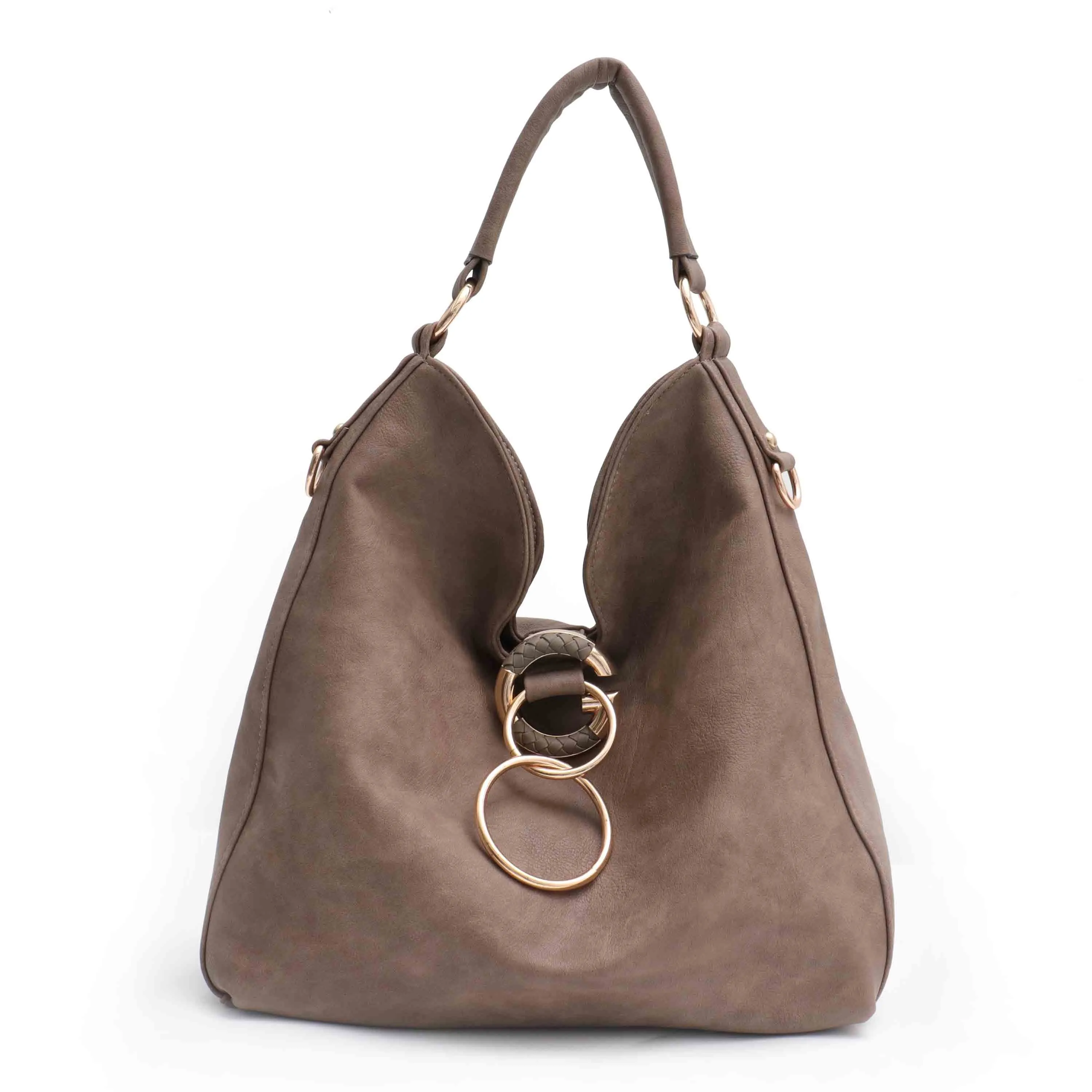 CEZIRA Large Hobo Bags Women Luxury Vegan Leather Shoulder Bags Soft High Quality PU Fashion Casual Ladies Handbags Cross body
