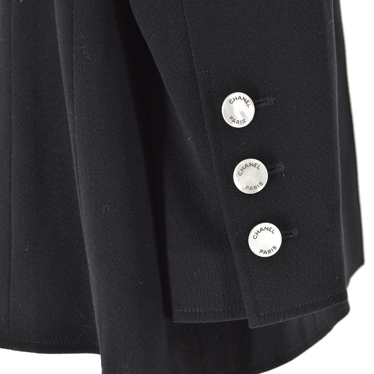 Chanel 1997 spring double-breasted wool jacket #40