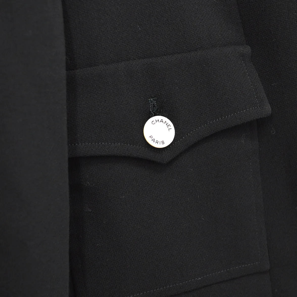 Chanel 1997 spring double-breasted wool jacket #40
