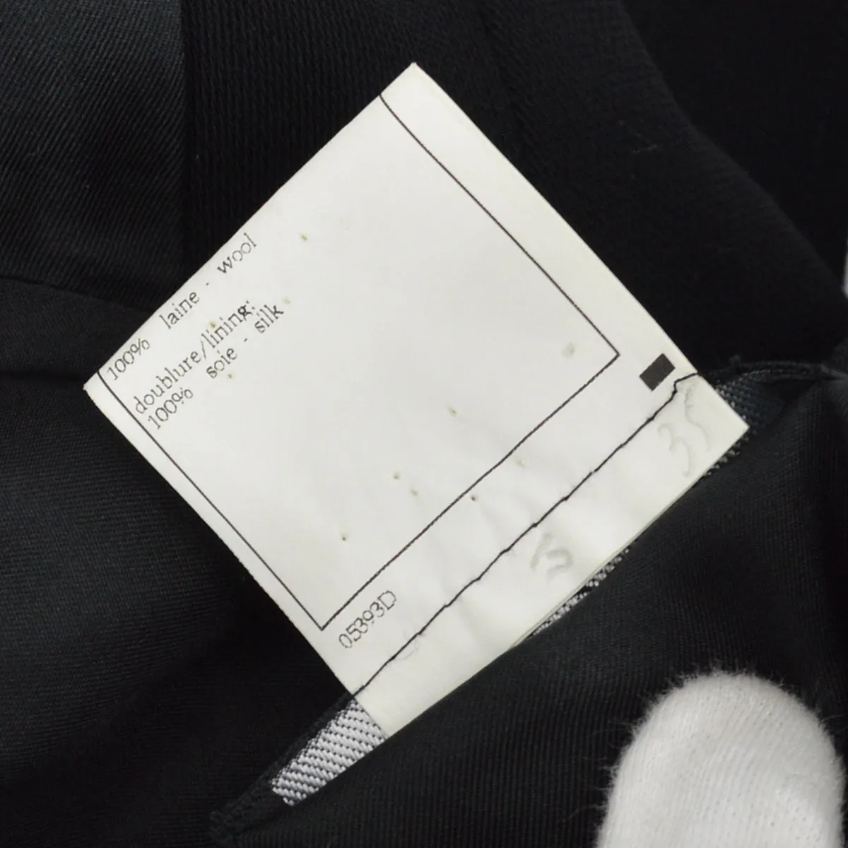 Chanel 1997 spring double-breasted wool jacket #40