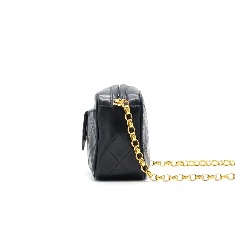 Chanel 24k Gold Vintage Camera Bag