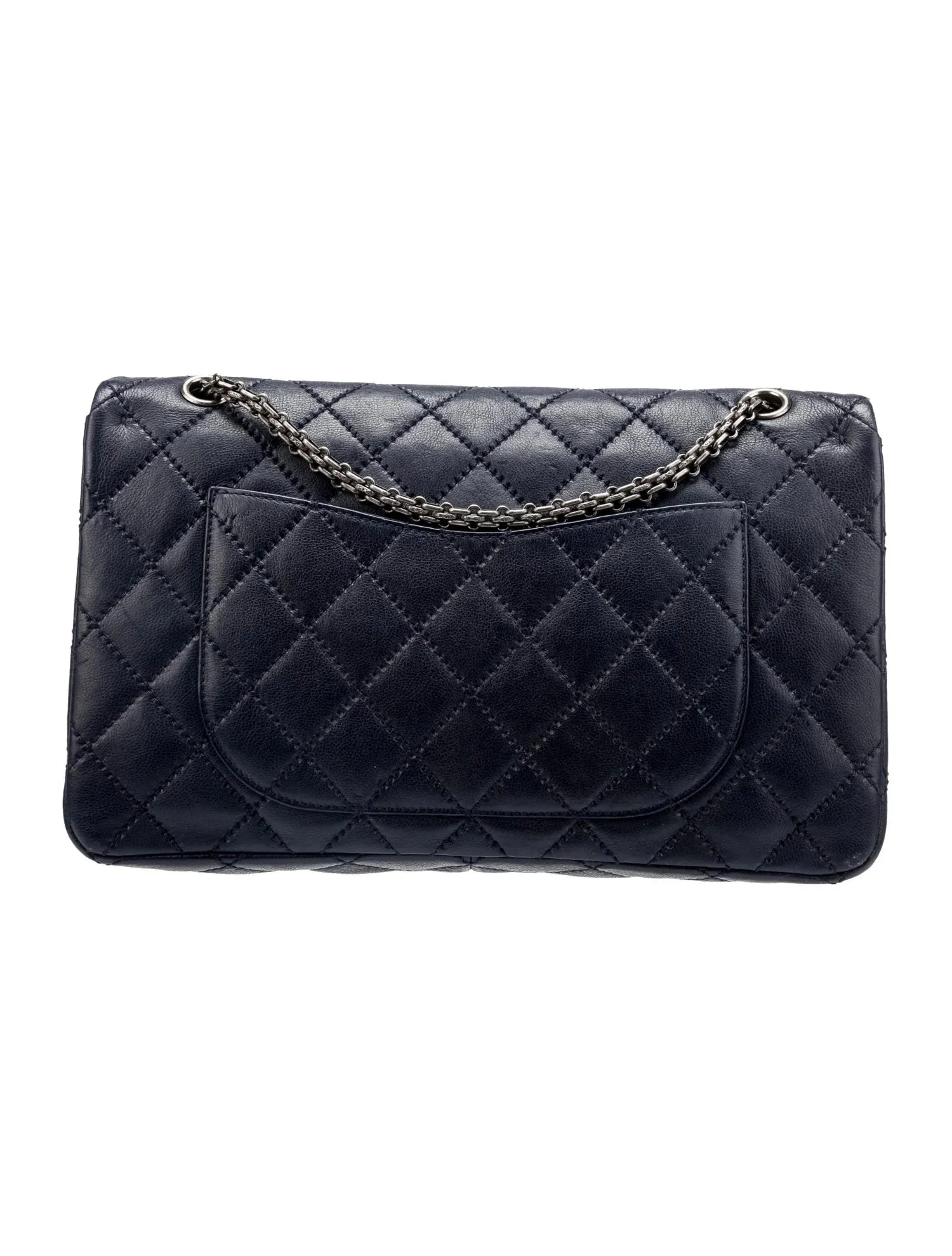 CHANEL 2.55 REISSUE DOUBLE FLAP CALFSKIN LEATHER 226 SHOULDER BAG