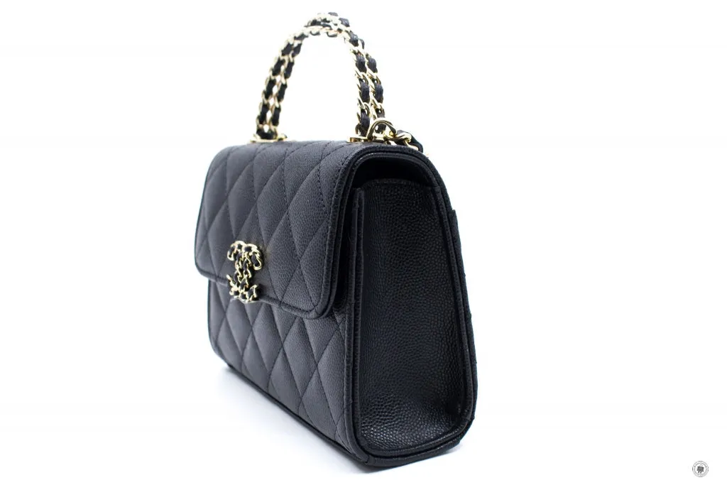 Chanel AP3237 B10307 94305 Clutch With Chain Black   94305 Calfskin Shoulder Bags Ghw