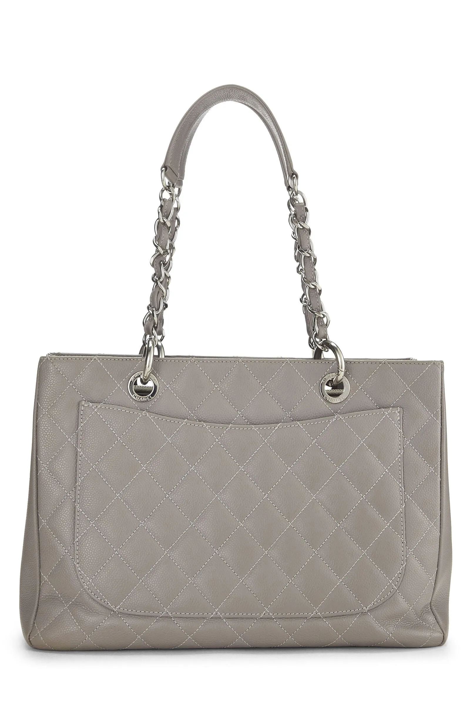 CHANEL CAVIAR QUILTED GRAND SHOPPING TOTE GST