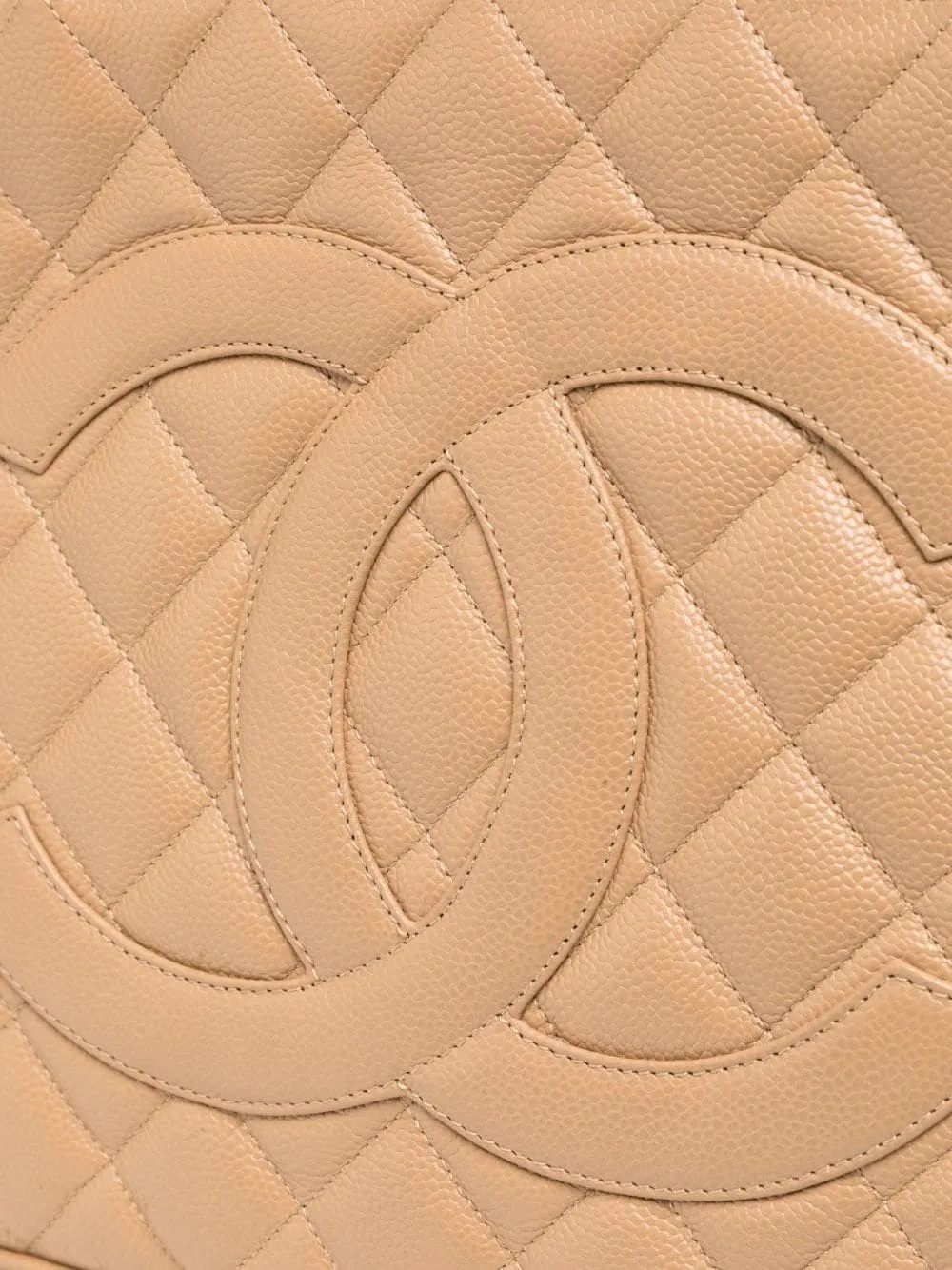 CHANEL CAVIAR QUILTED LEATHER MEDALLION TOTE BAG