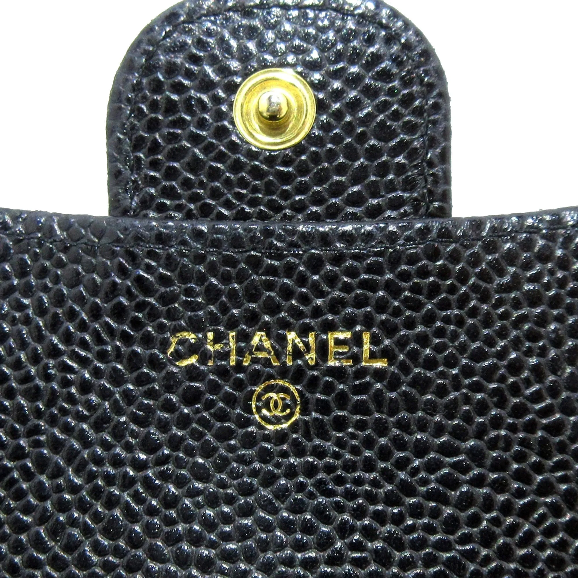 Chanel CC Caviar Trifold Wallet Small Wallets