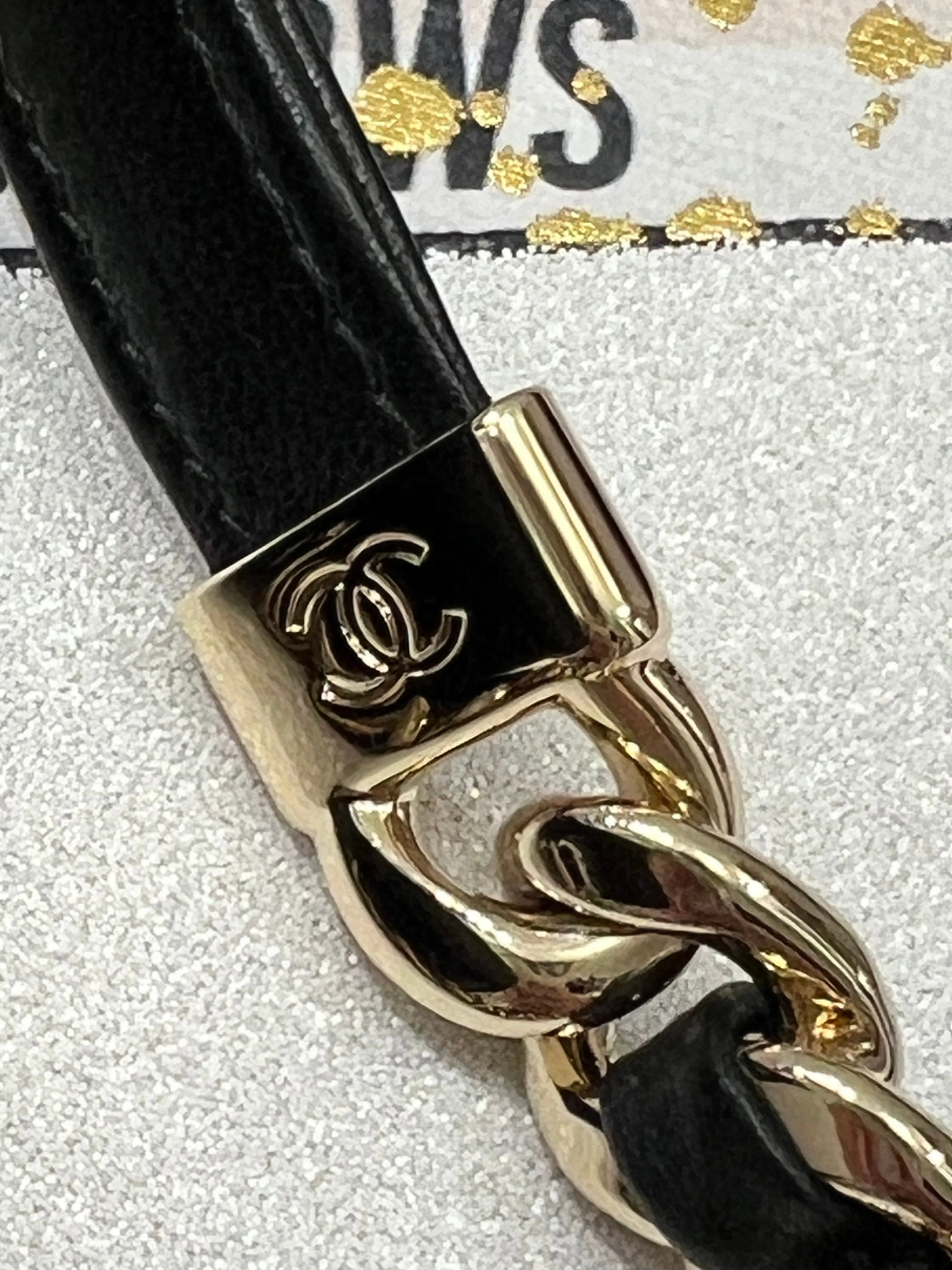 CHANEL CC DIAMOND QUILTED LAMBSKIN BELT BAG