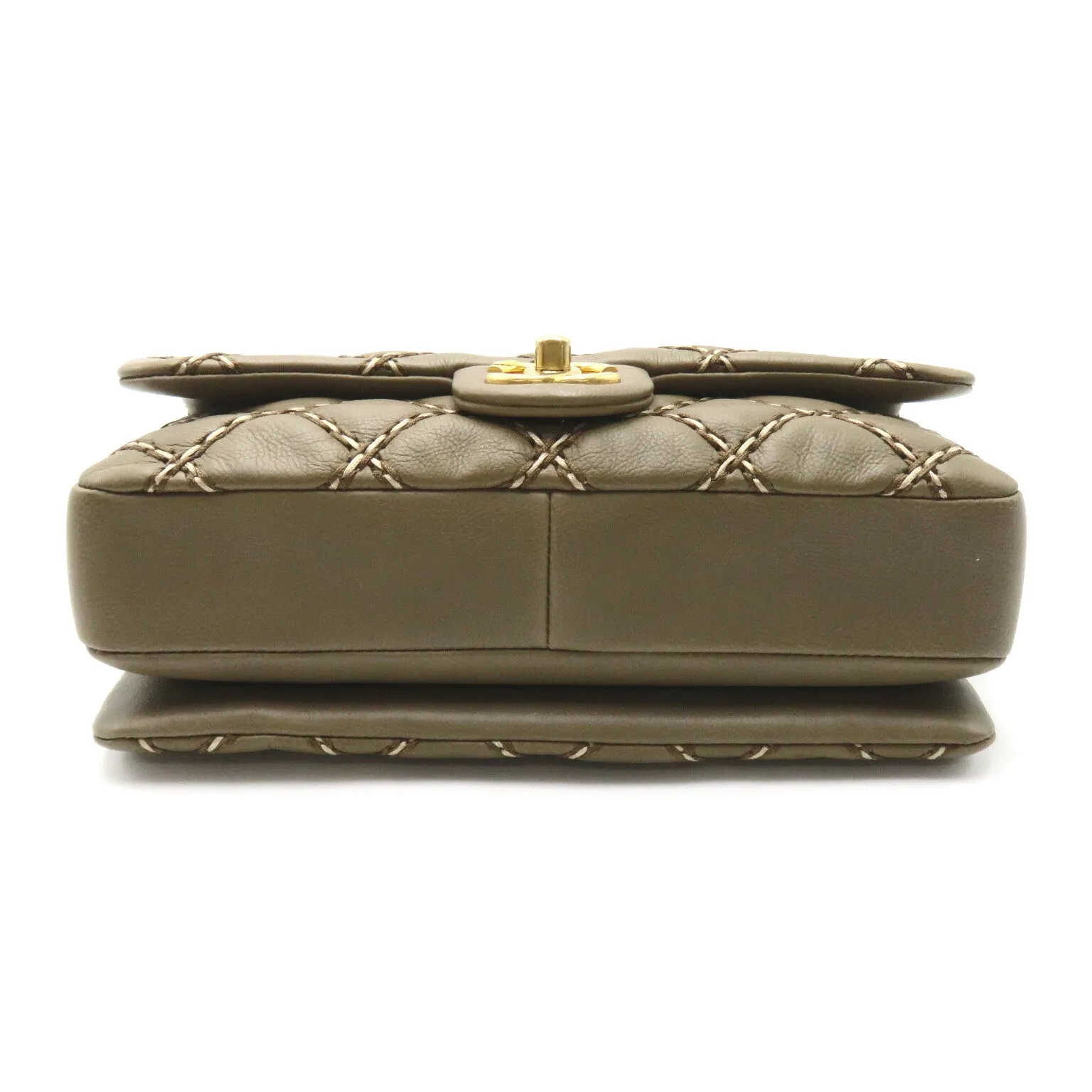 CHANEL CHANEL Chain Sder Chain Shoulder Bag    Beige  Range