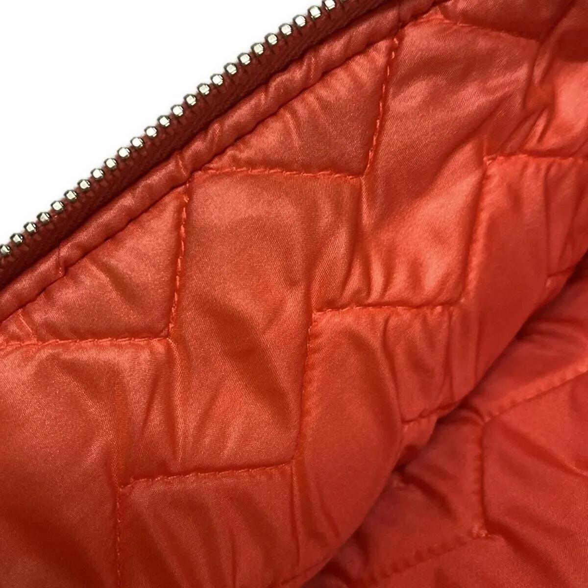 Chanel Chevron Quilting - Coral Red