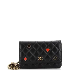 CHANEL Coco Casino Wallet on Chain Quilted Lambskin