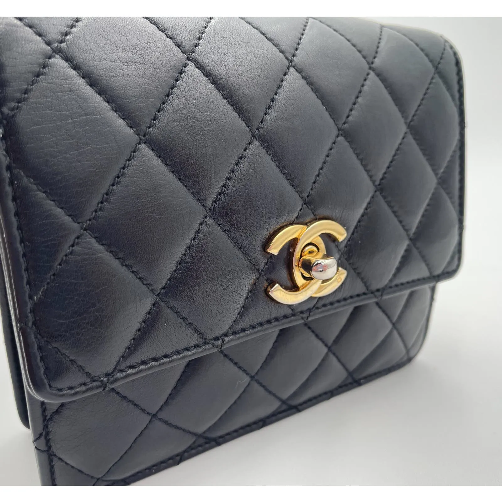 Chanel Coco Mark Turnlock Belt Bag