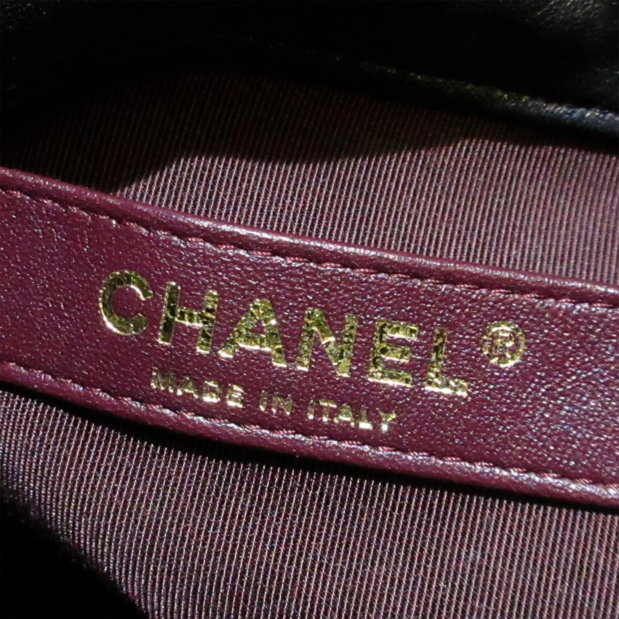 Chanel Drawstring Cage Chain Black bag