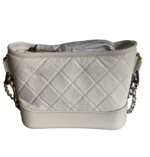 Chanel Gabrielle White Small Hobo Bag