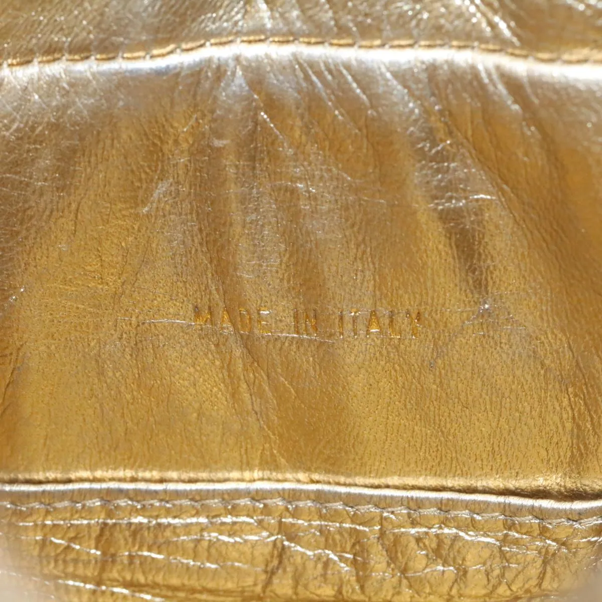 Chanel Lamb Skin Matelasse Shoulder Bag Gold CC  am1684gA