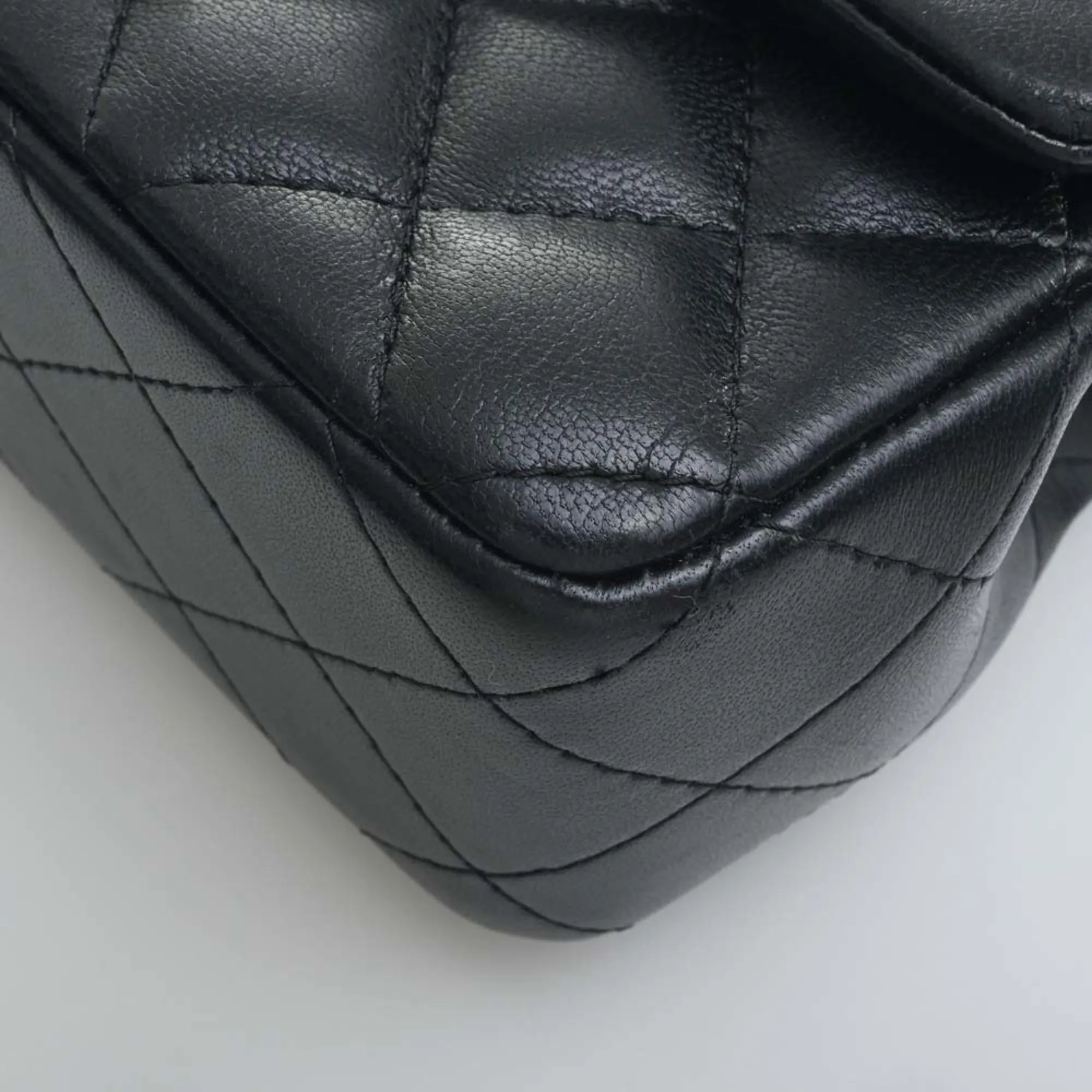 Chanel Lambskin Matelasse Coco Mark Chain Shoulder Bag A69900 Black Ladies