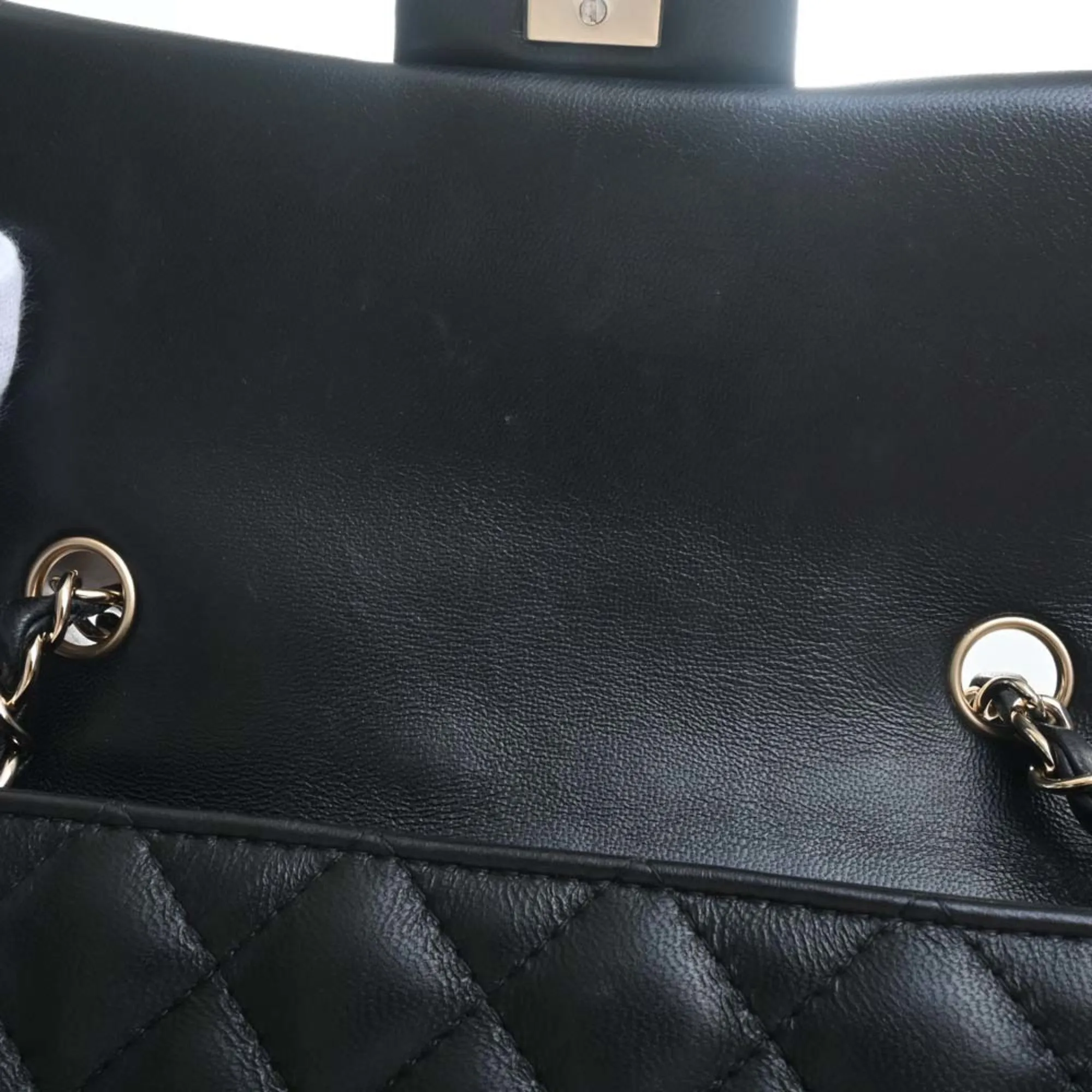 Chanel Lambskin Matelasse Coco Mark Chain Shoulder Bag A69900 Black Ladies