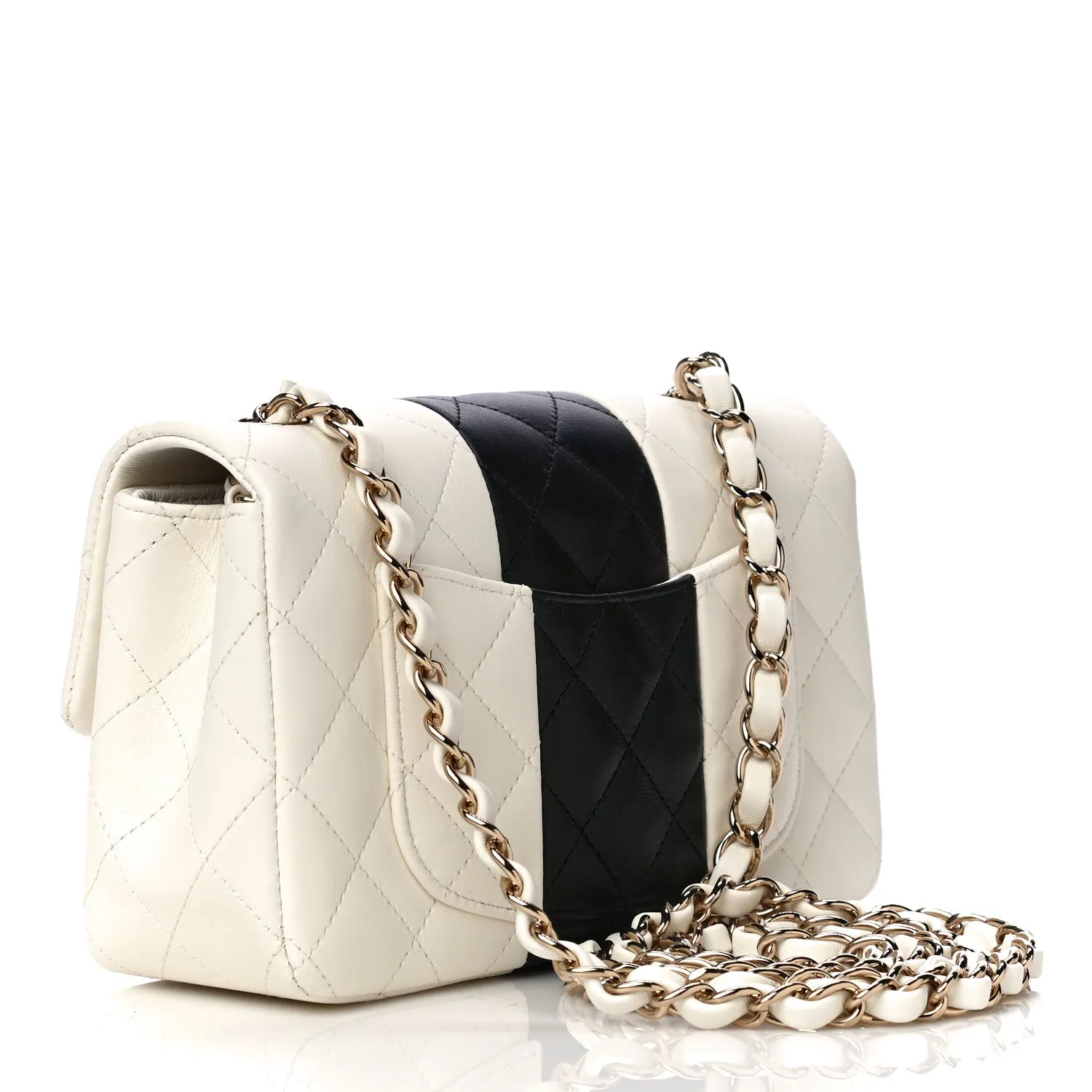 CHANEL LAMBSKIN QUILTED MINI FLAP SHOULDER BAG