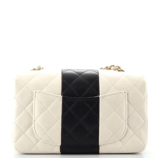 CHANEL LAMBSKIN QUILTED MINI FLAP SHOULDER BAG