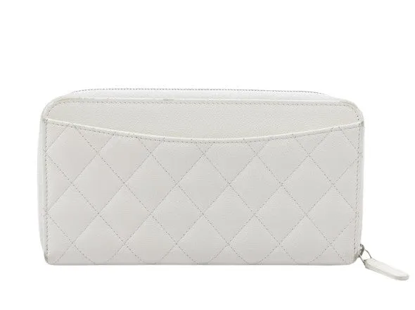 CHANEL Long portefeuille zippe Clutch Bag