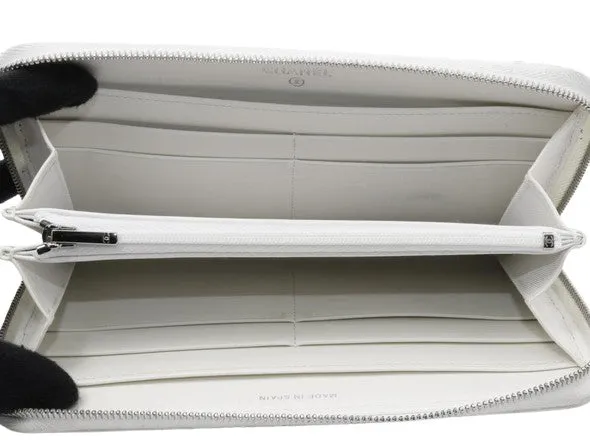 CHANEL Long portefeuille zippe Clutch Bag