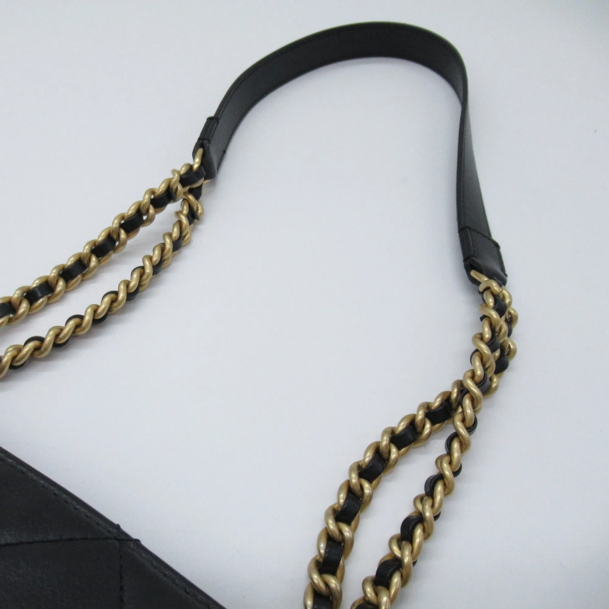 CHANEL Matelasse Shoulder tote Black Lambskin (sheep leather)