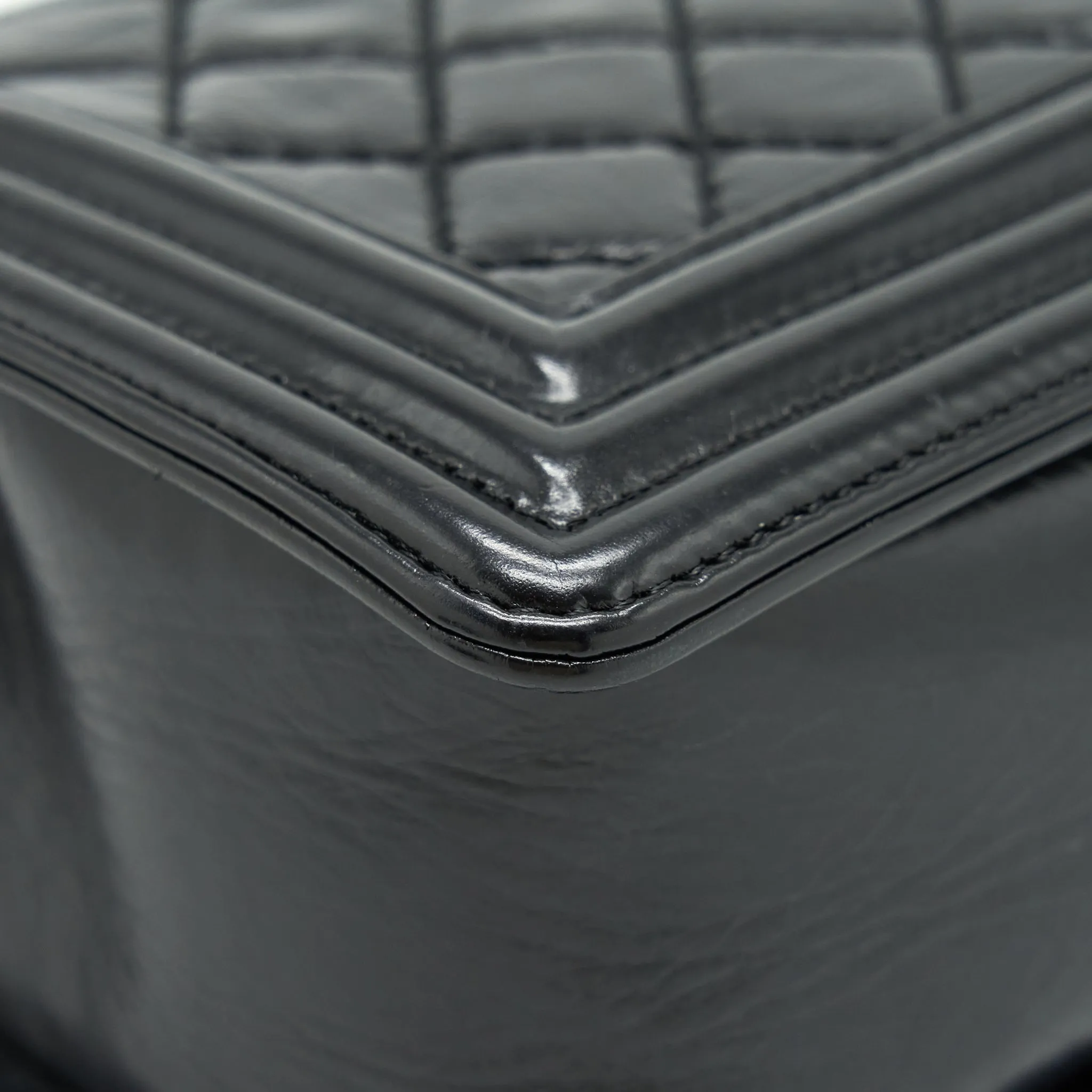 Chanel Medium Boy Bag Calfskin Black GHW