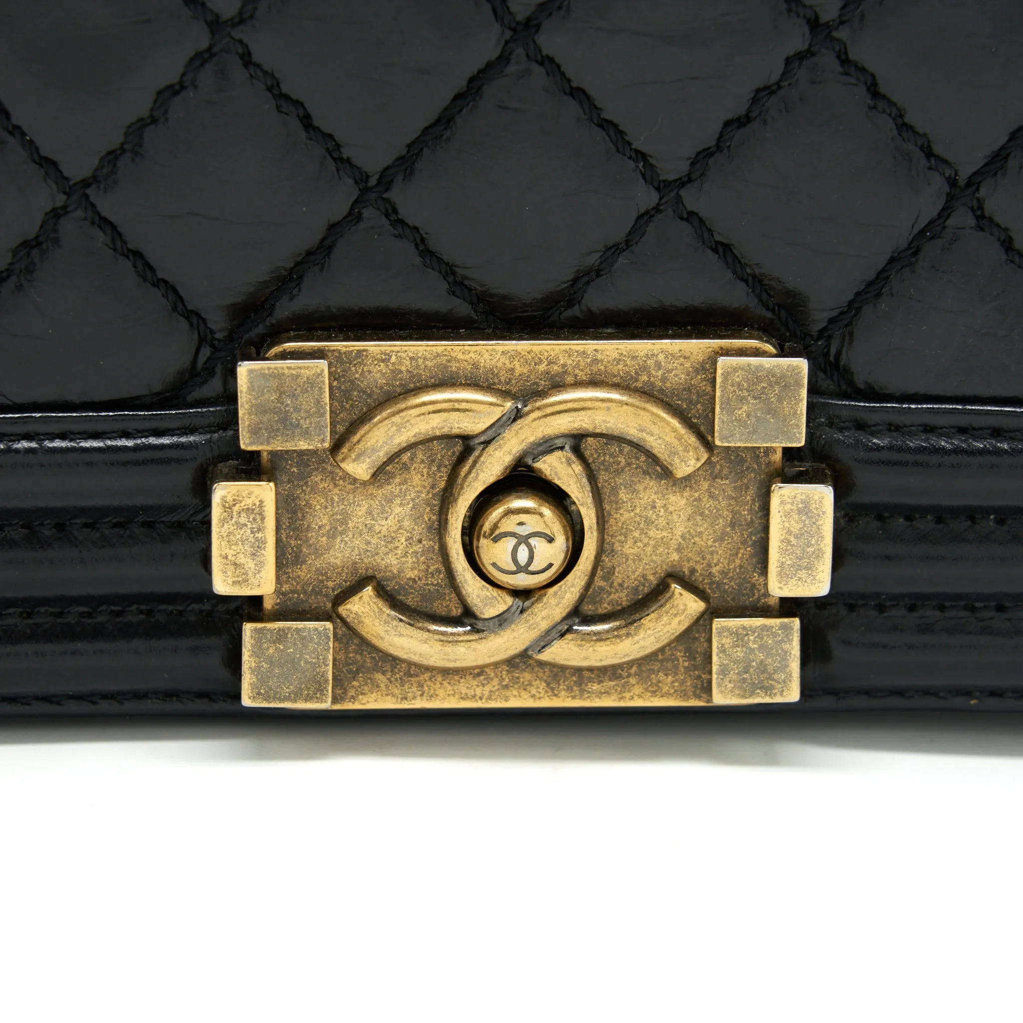 Chanel Medium Boy Bag Calfskin Black GHW
