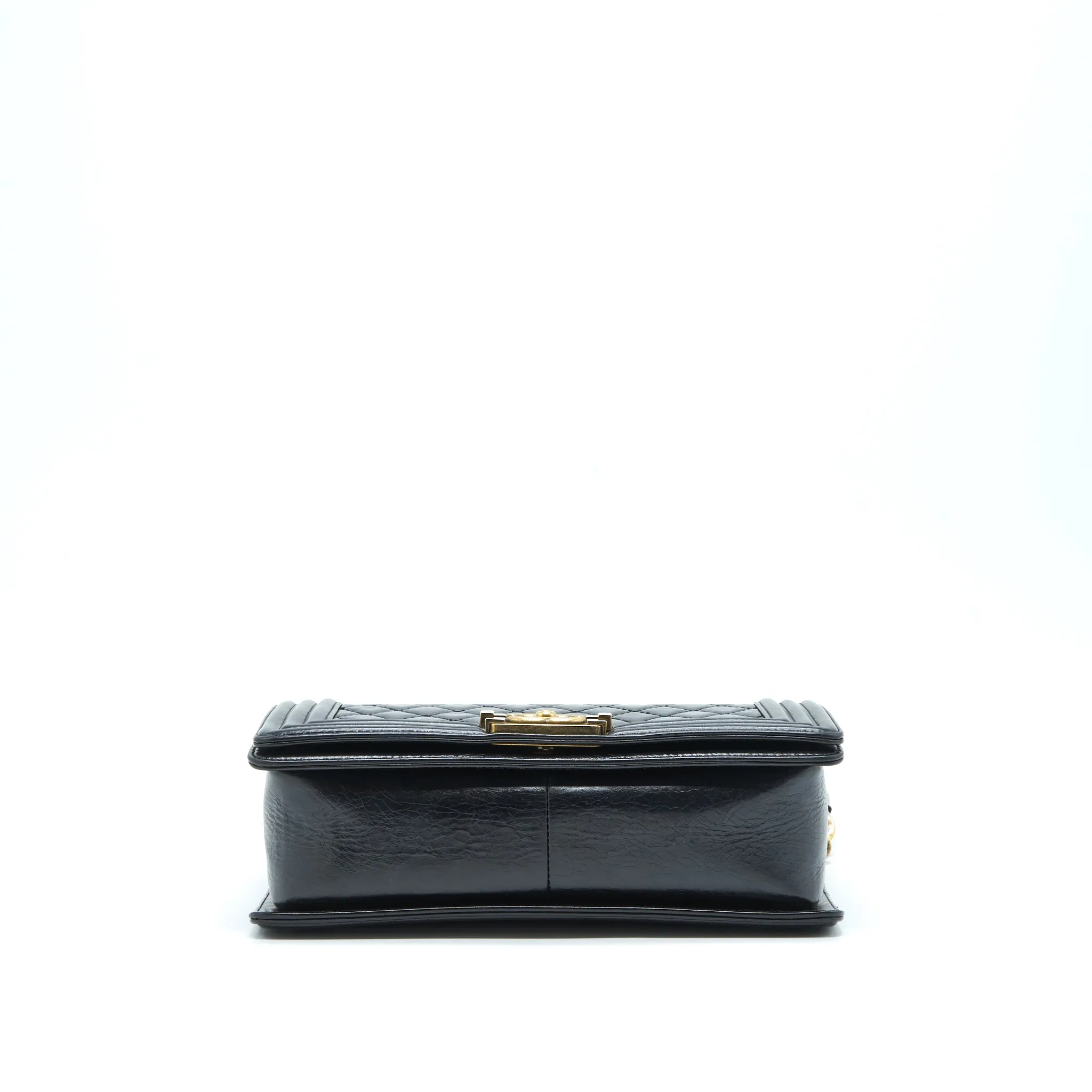 Chanel Medium Boy Bag Calfskin Black GHW