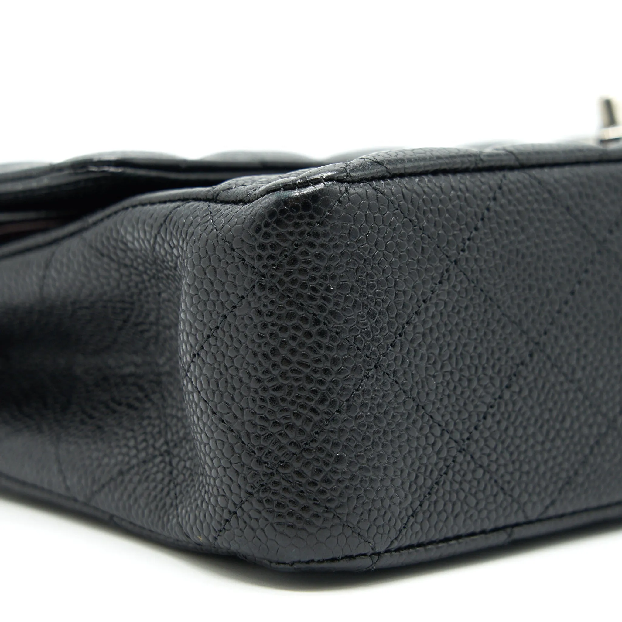CHANEL MEDIUM CLASSIC DOUBLE FLAP CAVIER SHW
