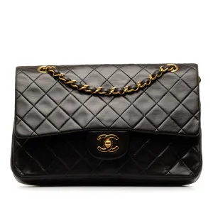 Chanel Medium Classic Lambskin Double Flap (SHG-e2k5Nf)