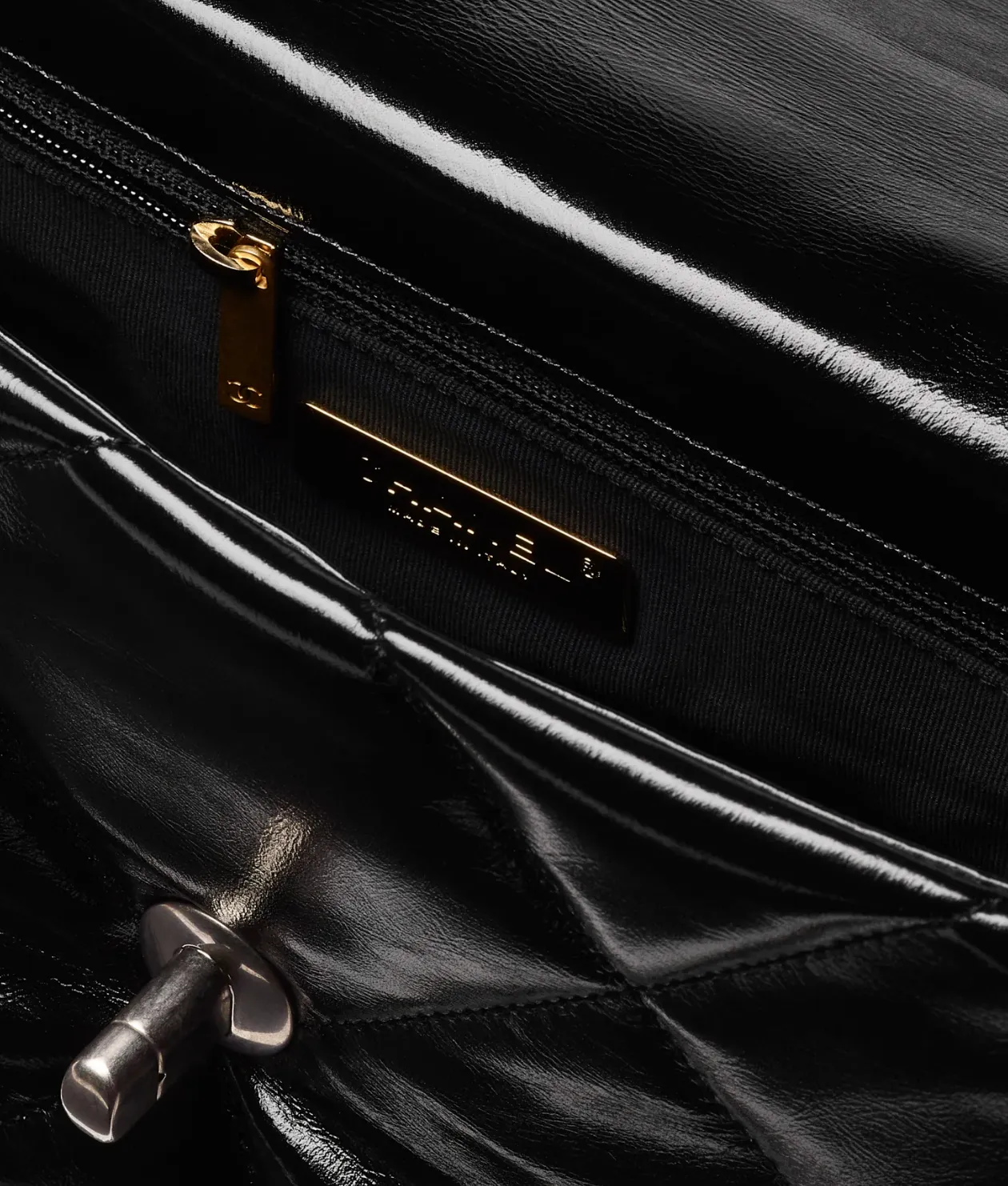 CHANEL MEDIUM LAMBSKIN QUILTED CHANEL 19 BAG