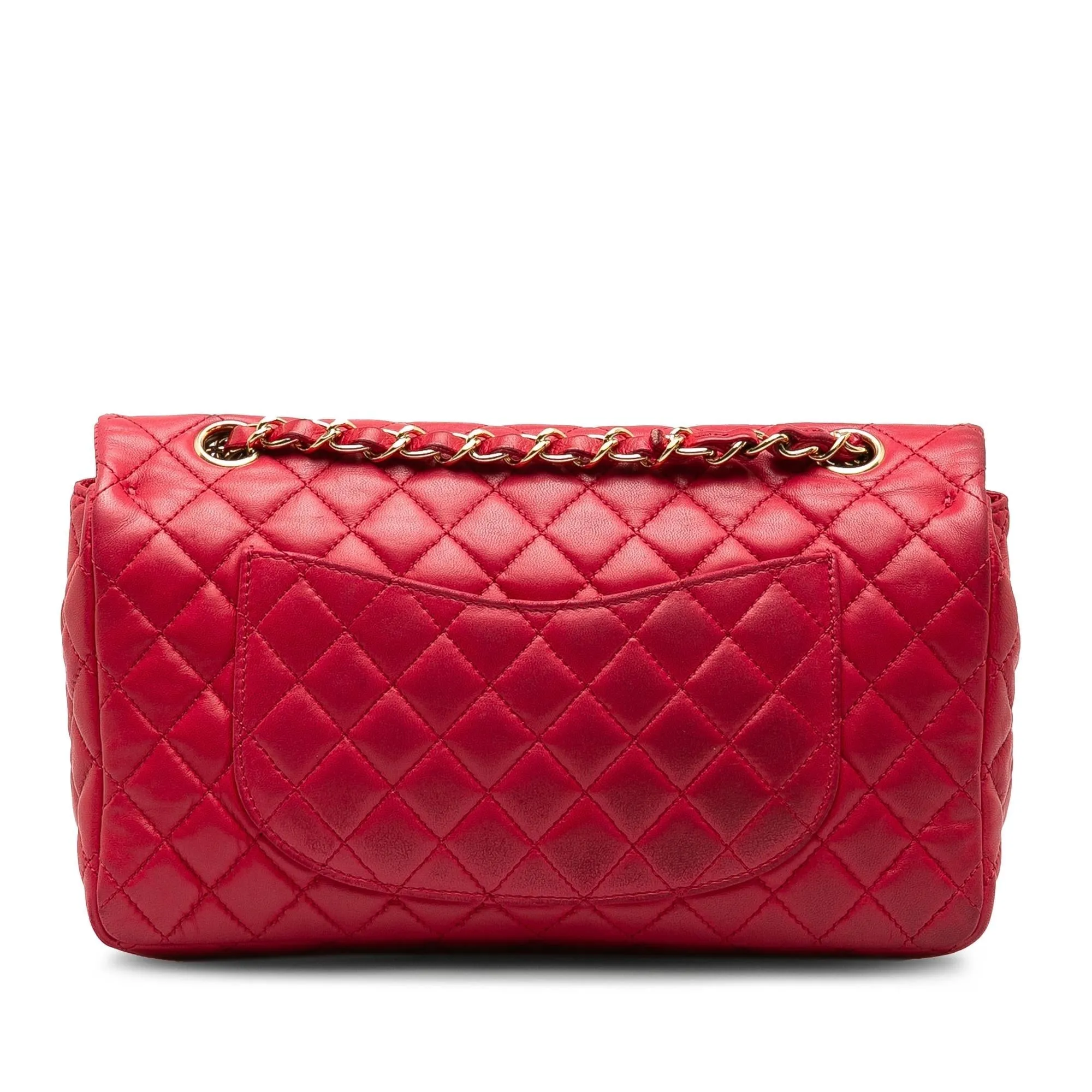 Chanel Medium Lambskin Valentine Heart Charms Single Flap (SHG-daODEP)