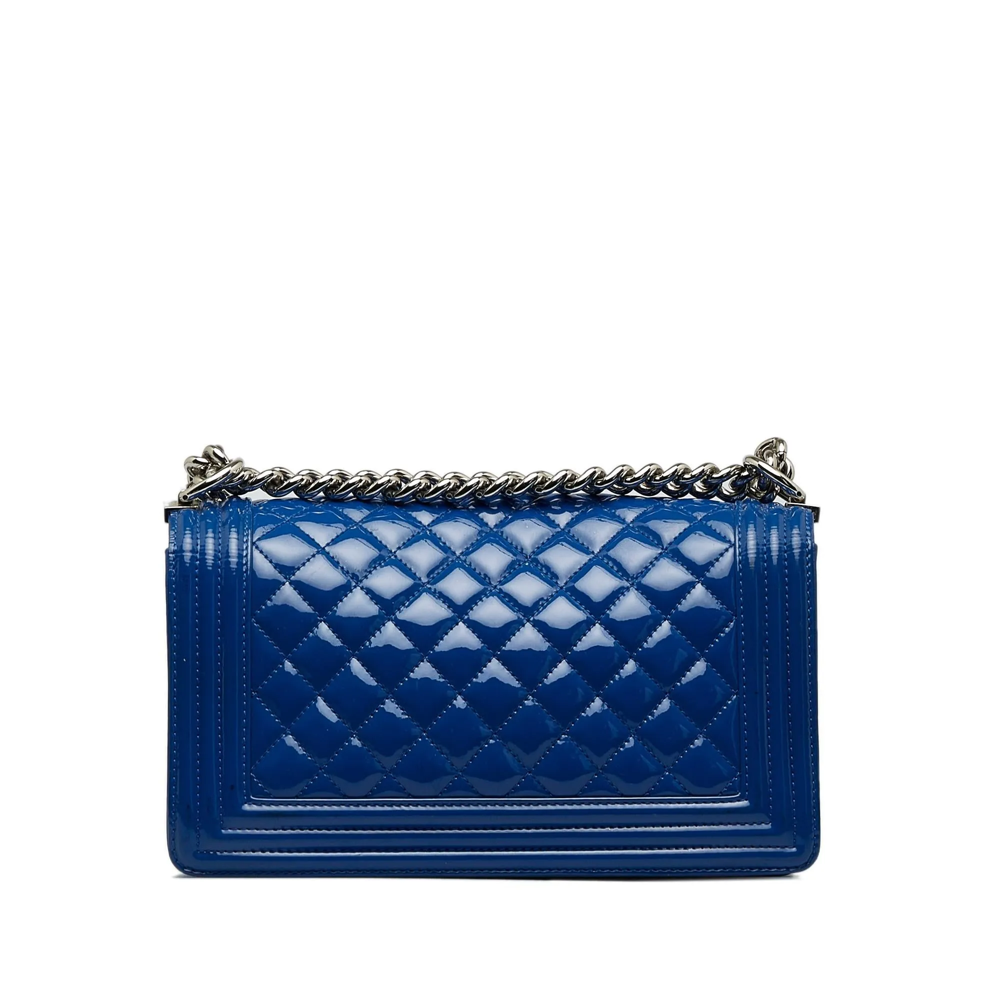 Chanel Medium Patent Boy Plexiglass Crossbody Bag (SHG-MIDfdG)
