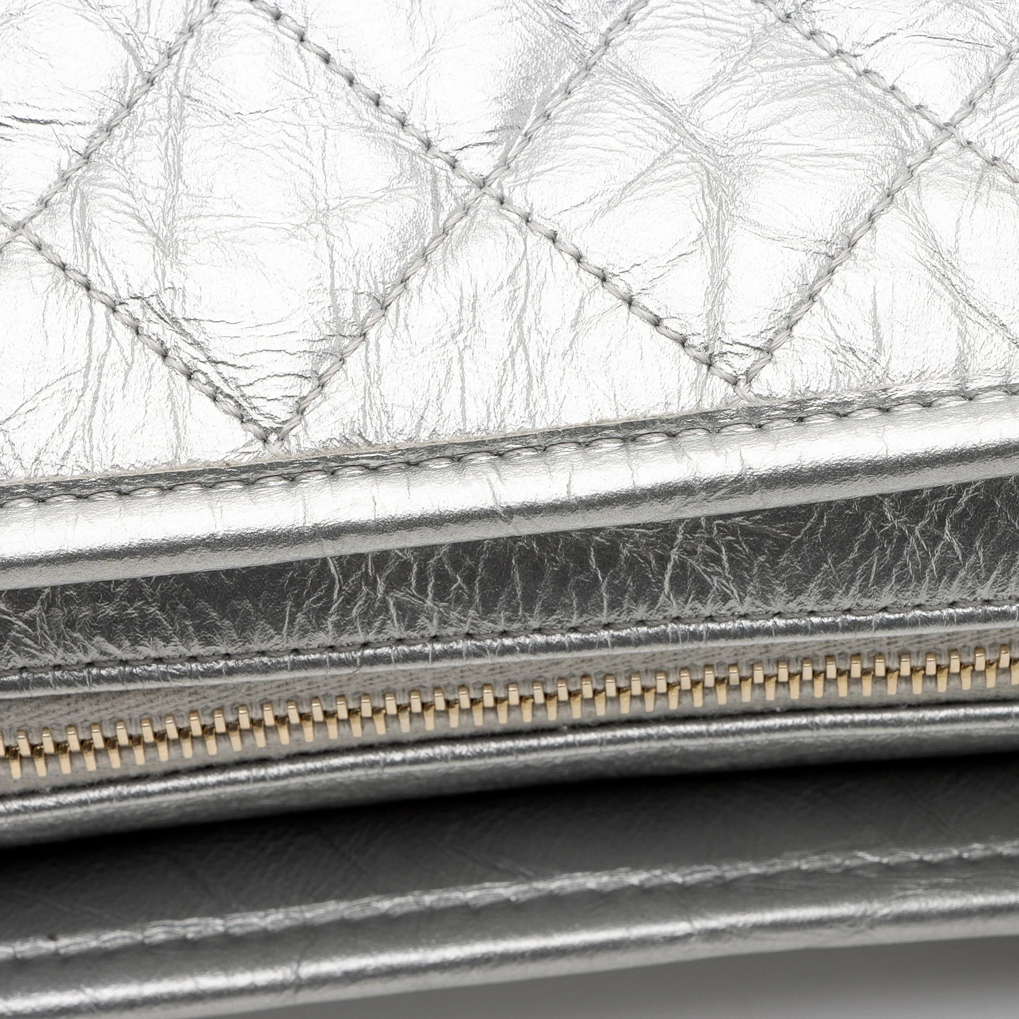 Chanel Metallic Aged Calfskin Gabrielle Medium Hobo (SHF-RJhsNR)