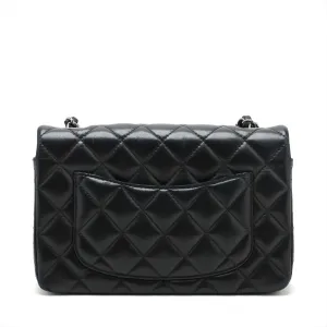 Chanel Mini hey Ramshey Single Chain Single Chain Bag Black Silver G  23rd