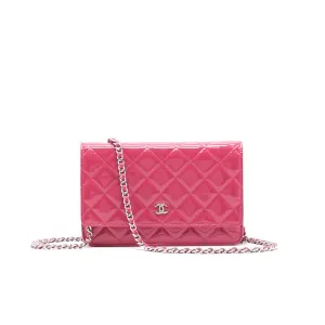 Chanel Patent Wallet on Chain