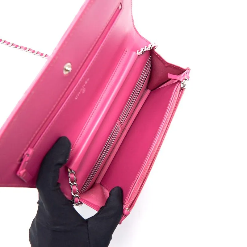 Chanel Patent Wallet on Chain