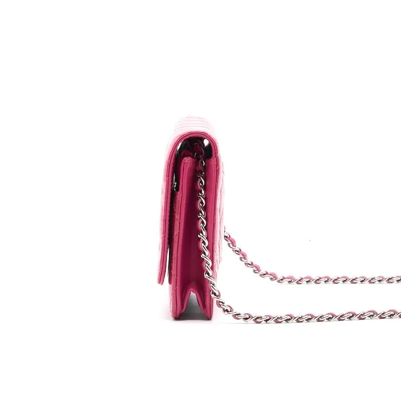 Chanel Patent Wallet on Chain