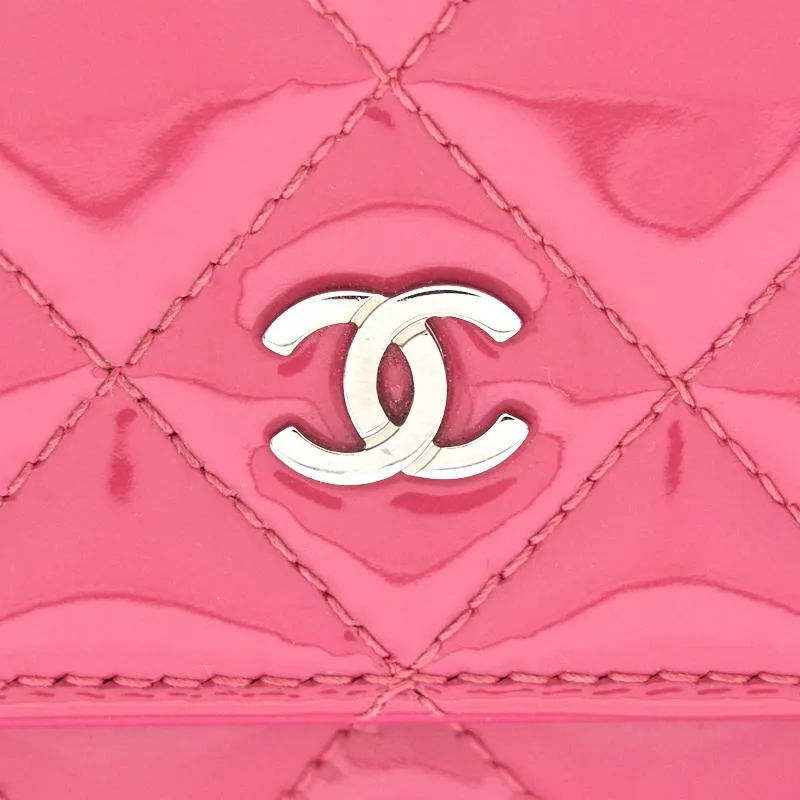 Chanel Patent Wallet on Chain